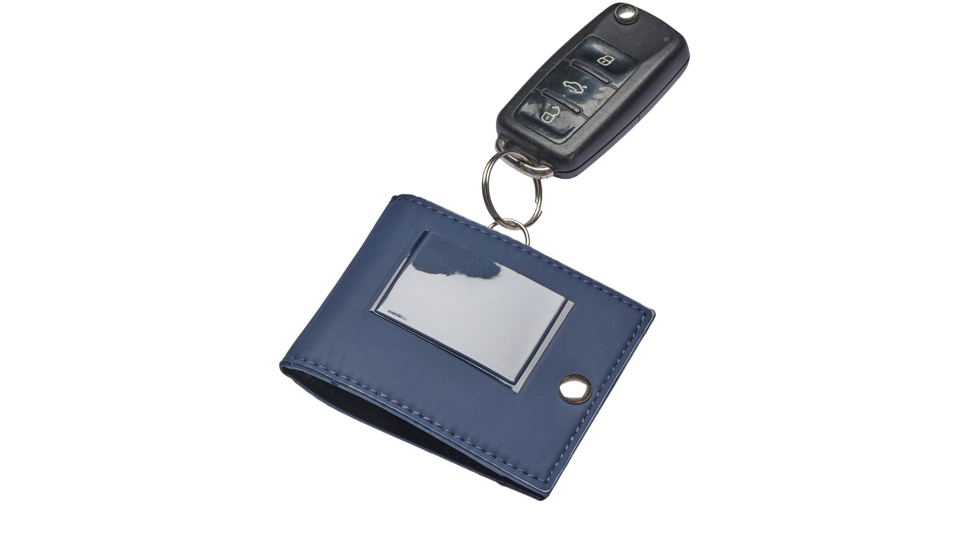 Porte-carte Latéral Pour Console Auto — Organisateur Compact 10x5.6 Cm, Adhésif, ABS, Pour Pare-soleil Ou Porte, Rangement Cartes Lunettes