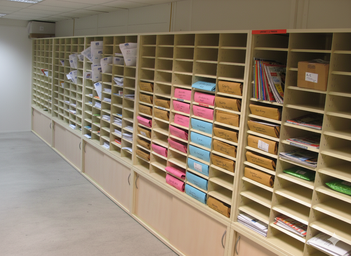 Meuble courrier chez un client SEPAL