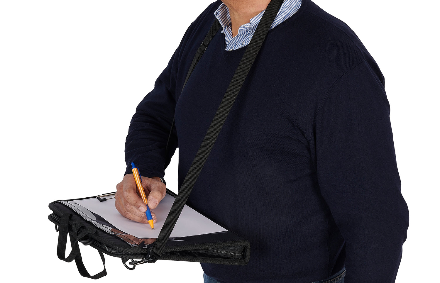 Porte-documents XL vue portage sangle