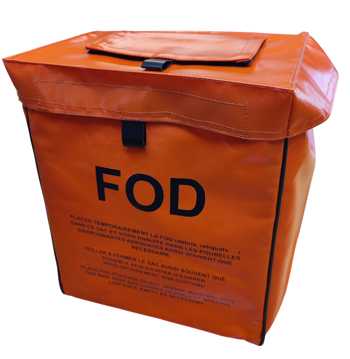 Sac FOD à fente - fermeture Velcro