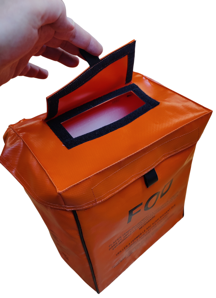 Sac FOD à fente - fermeture Velcro