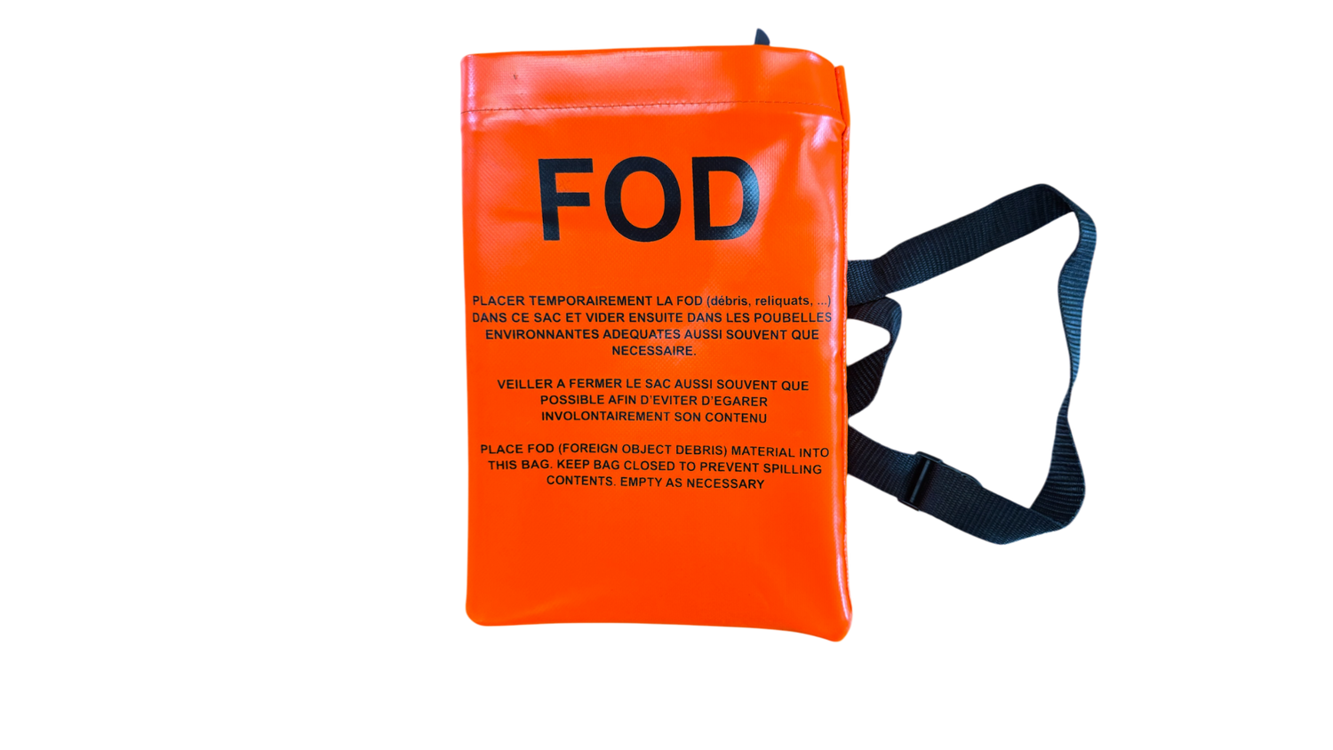 Pochette FOD face ceinture sécurité aéroportuaire