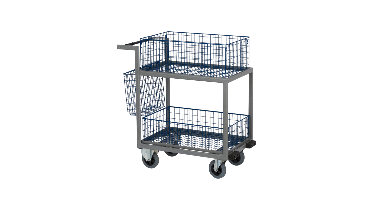 CHARIOT COURRIER– 3 PANIERS GROS VOLUME