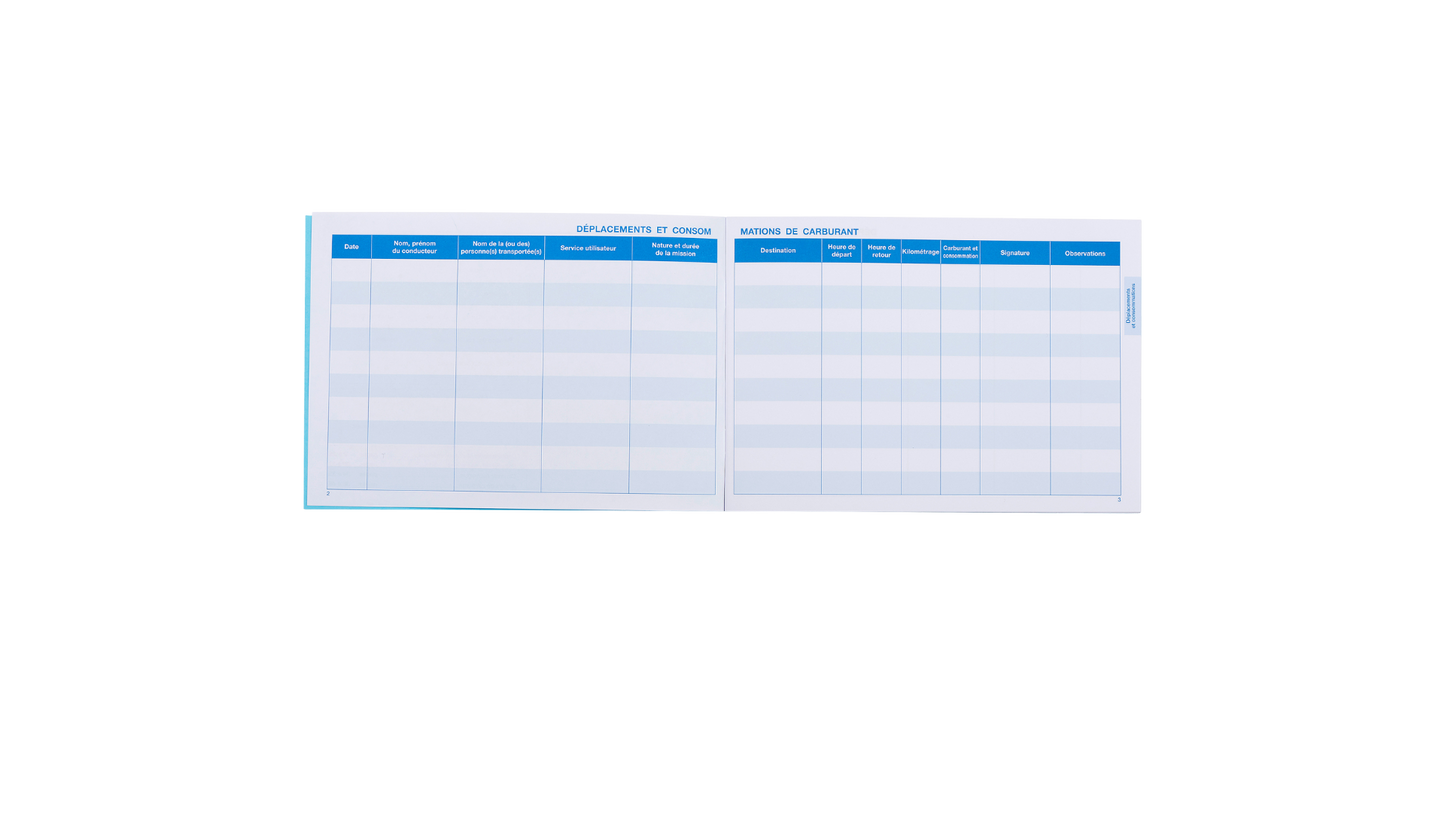 Carnet de Bord Véhicules