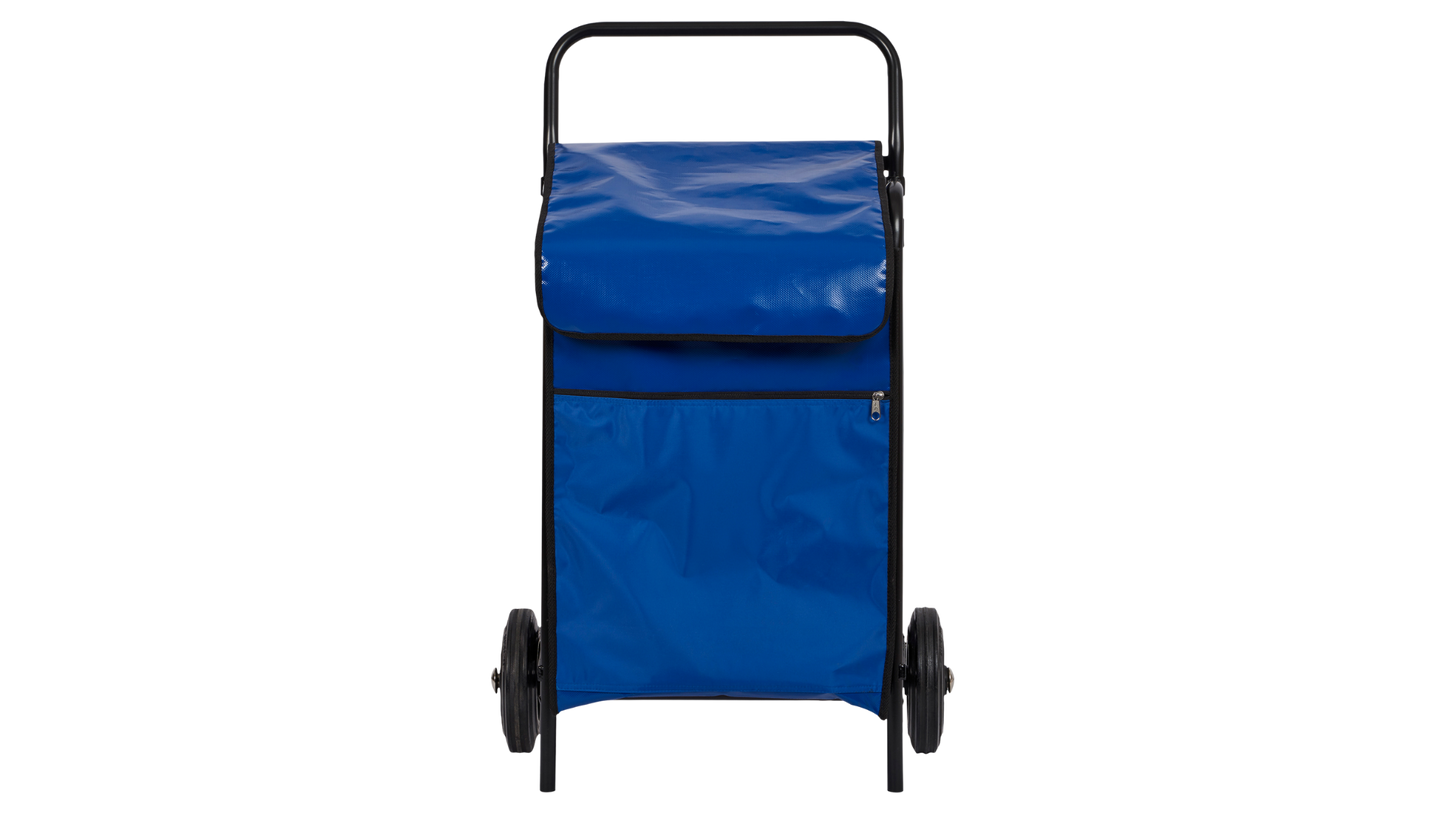 CHARIOT DISTRIBUTION PUBLICITE PLIABLE - 2 PILES 2 ROUES