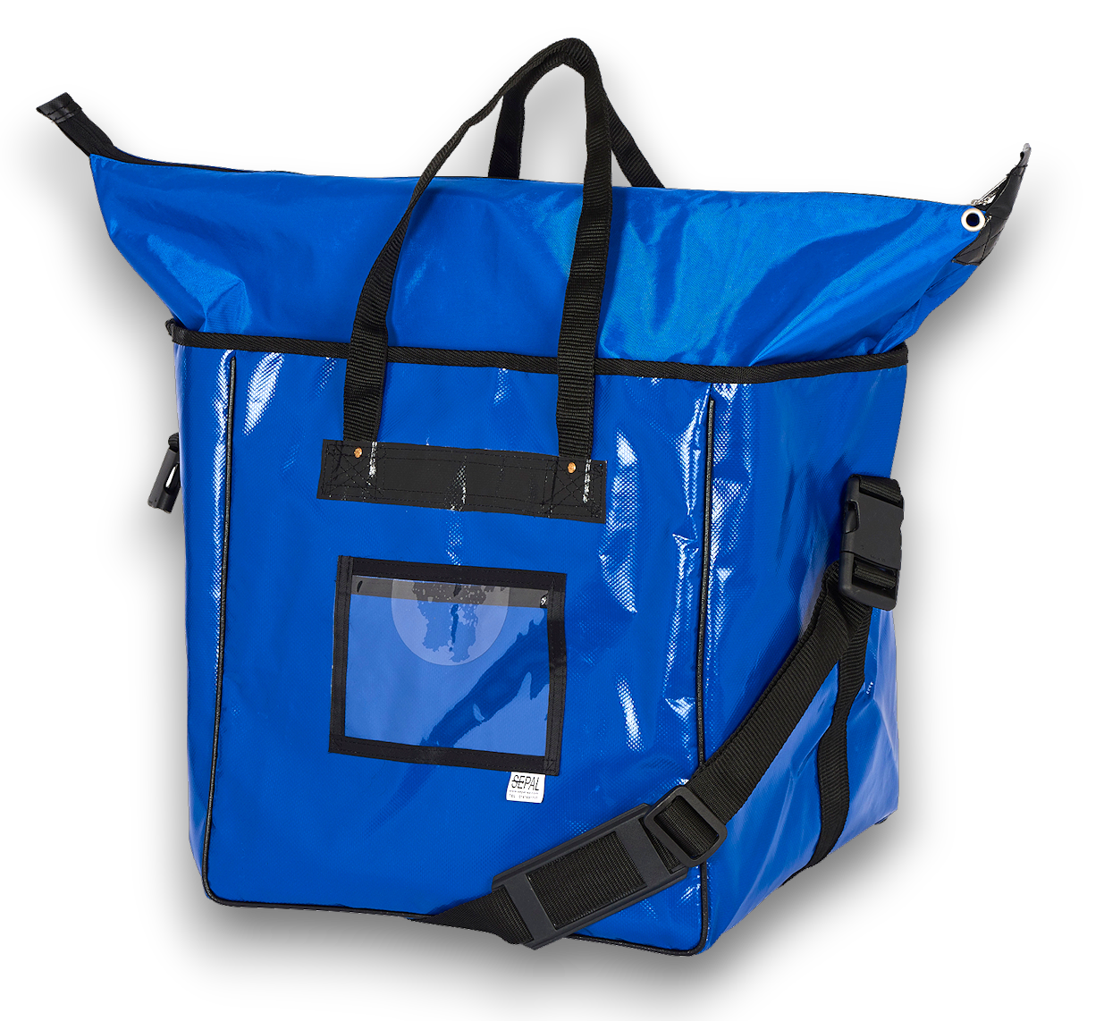 Sac courrier messager grande capacité bleu