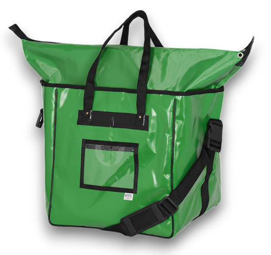 Sac courrier messager grande capacité SEPAL de couleur verte