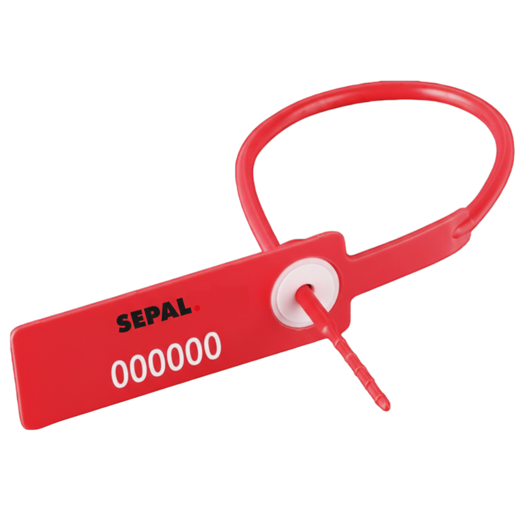 Scellé de sécurité AIRSEAL vue de face rouge