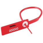 Scellé de sécurité AIRSEAL vue de face rouge