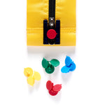 scellé pion jaune rouge vert bleu
