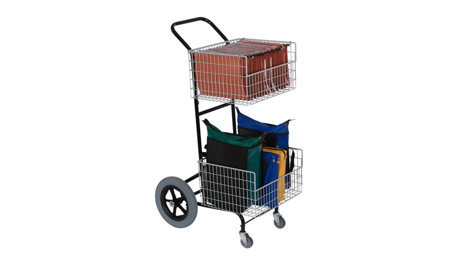 Chariot Courrier SEPAL 2 grands paniers avec dossiers suspendus