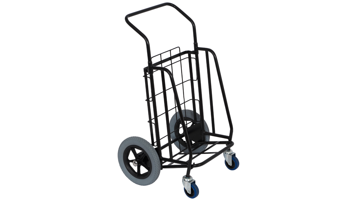 Chariot pliable distribution publicité roues 300 mm