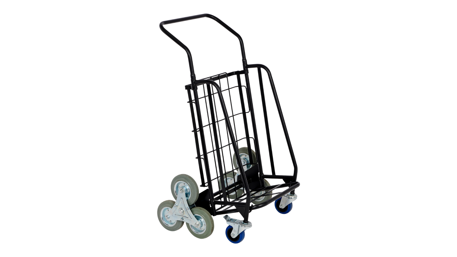 Chariot pliable distribution publicité roues étoiles