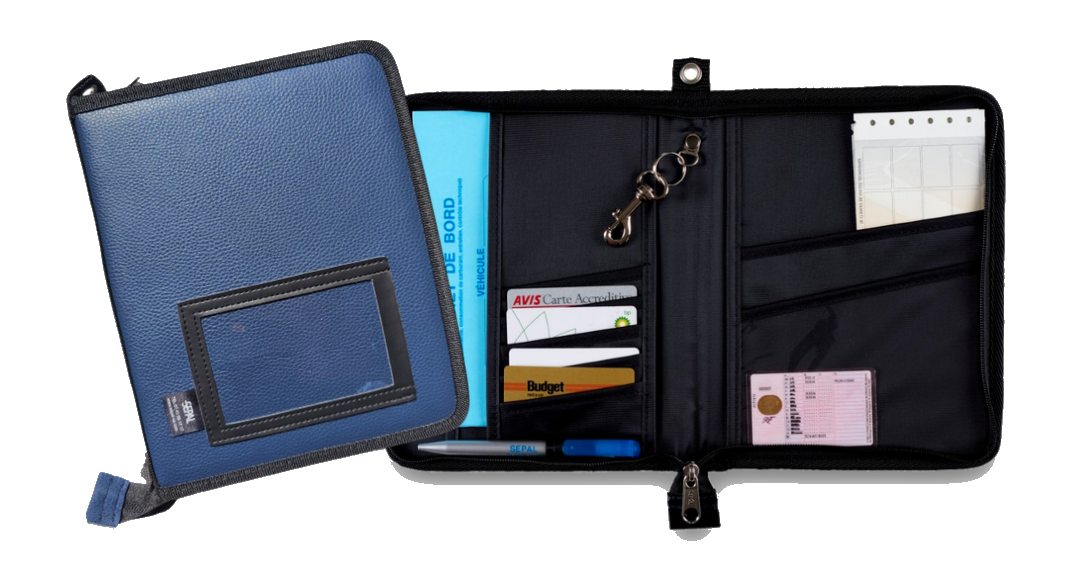 porte document VL cuir marine