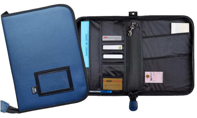 Vue d'ensemble Porte document véhicule A4 pour Poids lourd