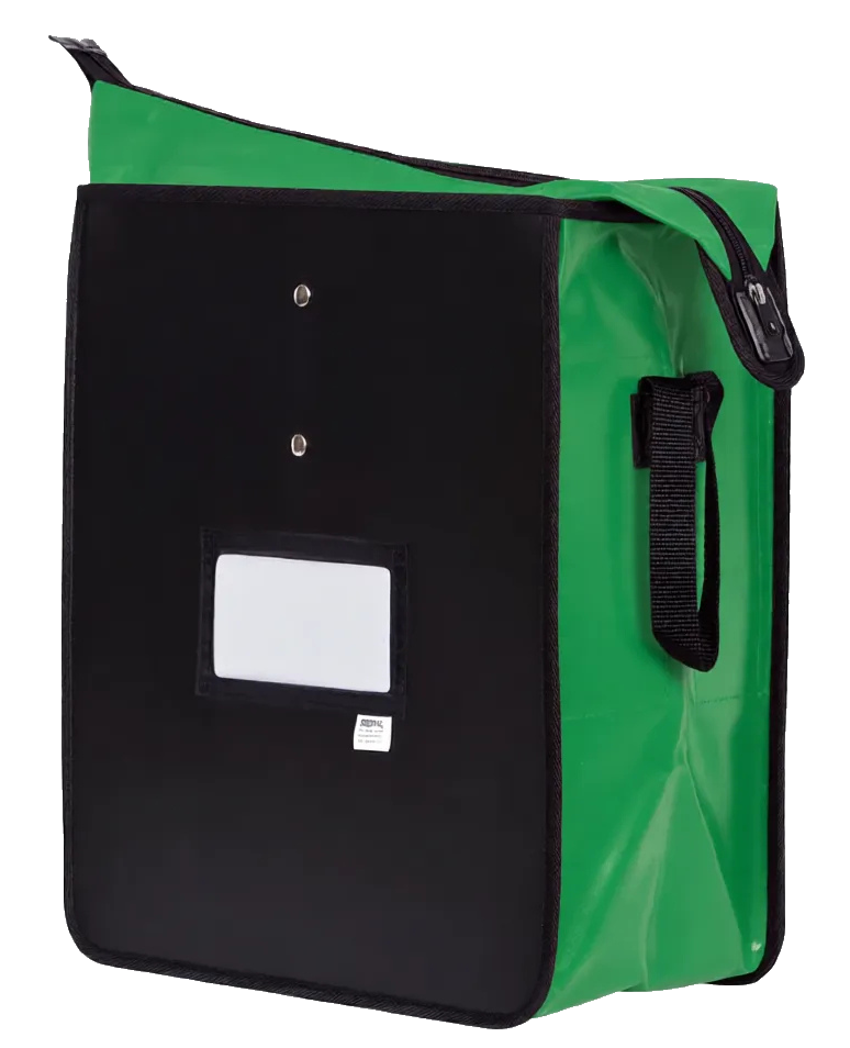Sac navette courrier Clic Clac spécial Tri en Case de couleur vert