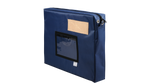 Sacoche liaison courrier soufflet 50mm vue de face fermée