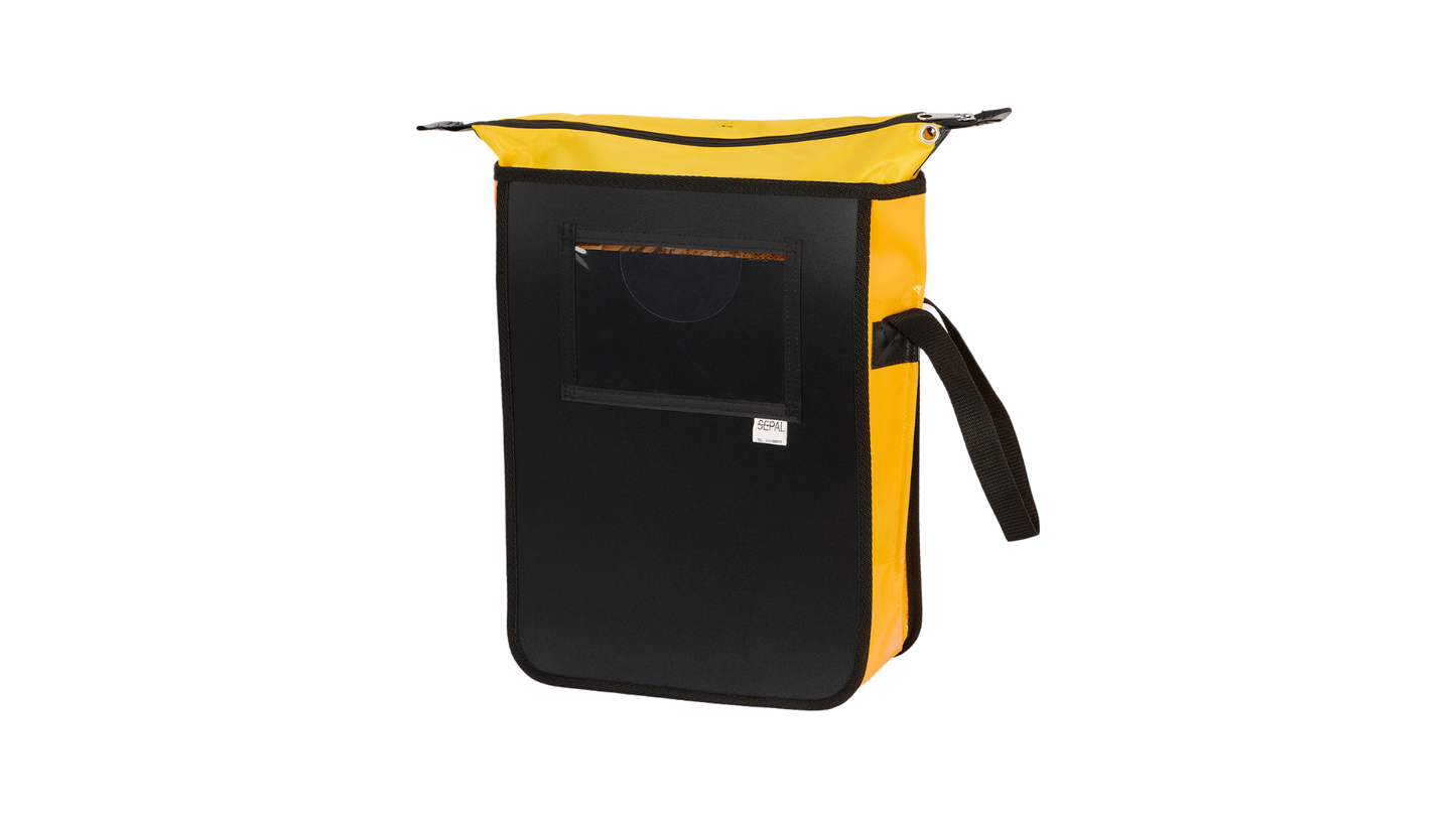 Sacoche navette clic-clac jaune