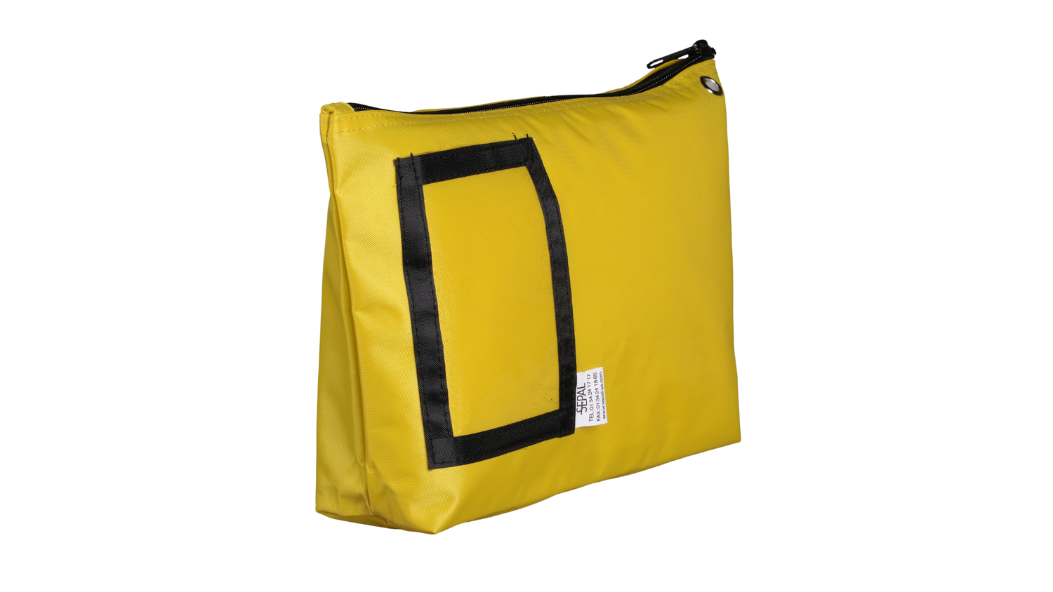 Sacoche navette fond de caisse jaune 