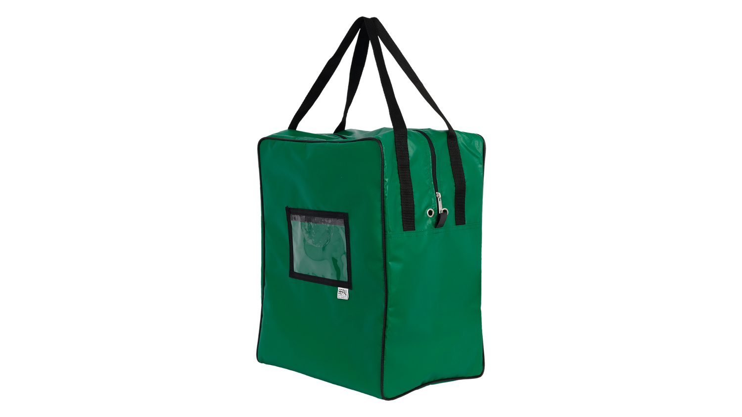 Sacoche transport courrier verte professionnelle