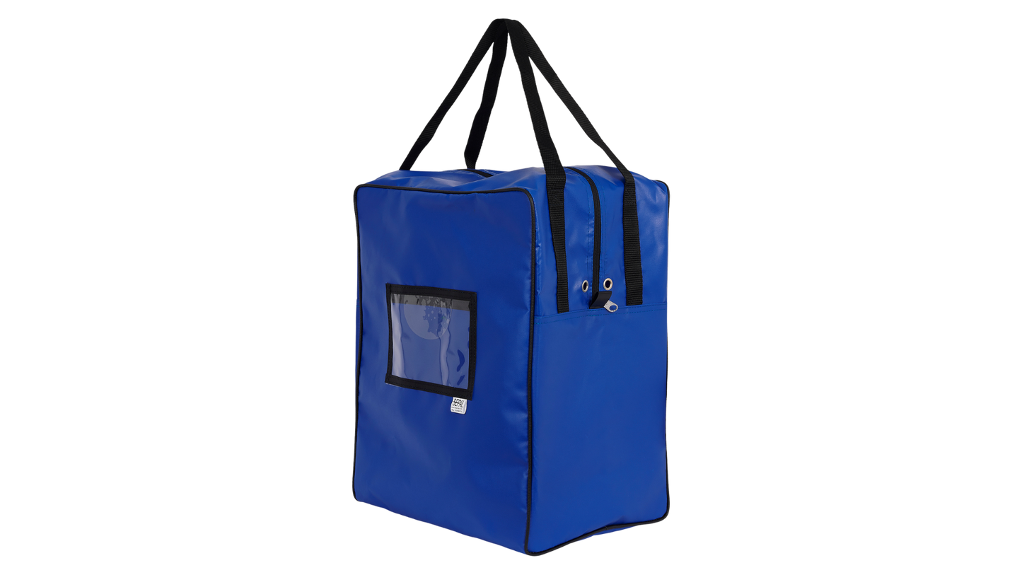 Sacoche transport courrier vue d'angle professionnelle