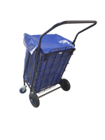 Chariot pliable distribution vue arrière 4 roues