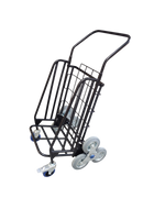 Chariot distribution roues étoiles vue d'angle