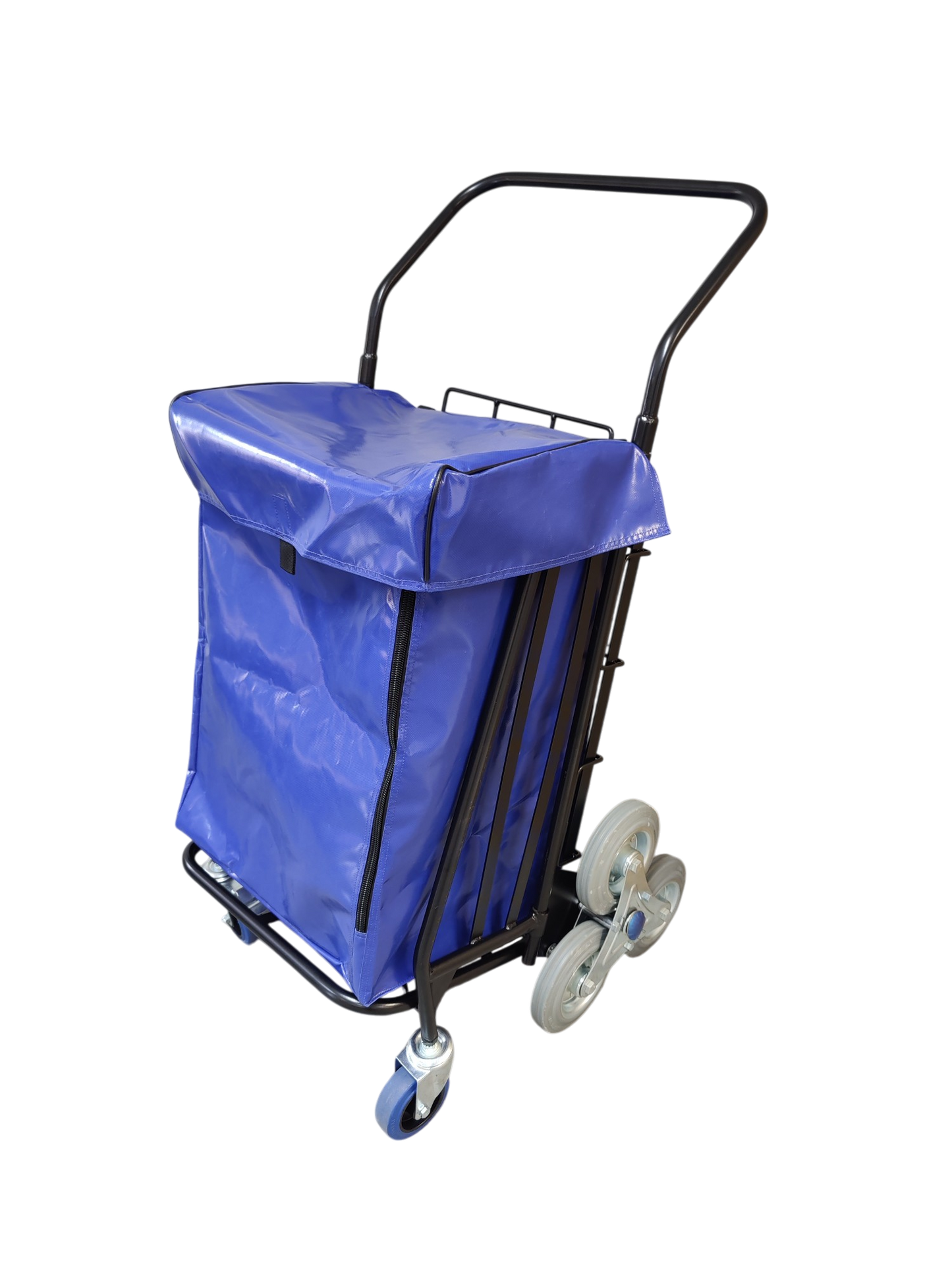Chariot distribution roues étoiles vue complète avec housse