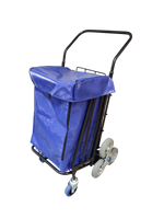 Chariot distribution roues étoiles vue complète avec housse