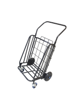 Chariot pliable distribution vue de face 4 roues 2 piles