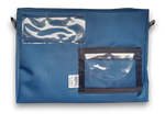 sacoche cashbag monnaie et valeurs bleu marine