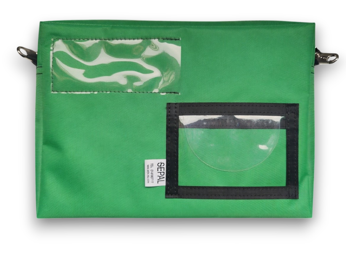pochette cashbag fond de caisse verte